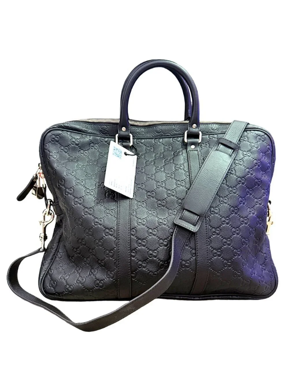 Gucci Briefcase Brown Leather Bag